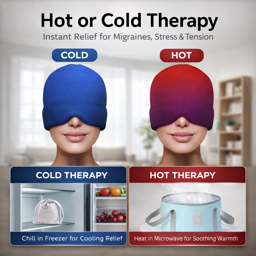 Unisex Icy Migraine Relief Hat