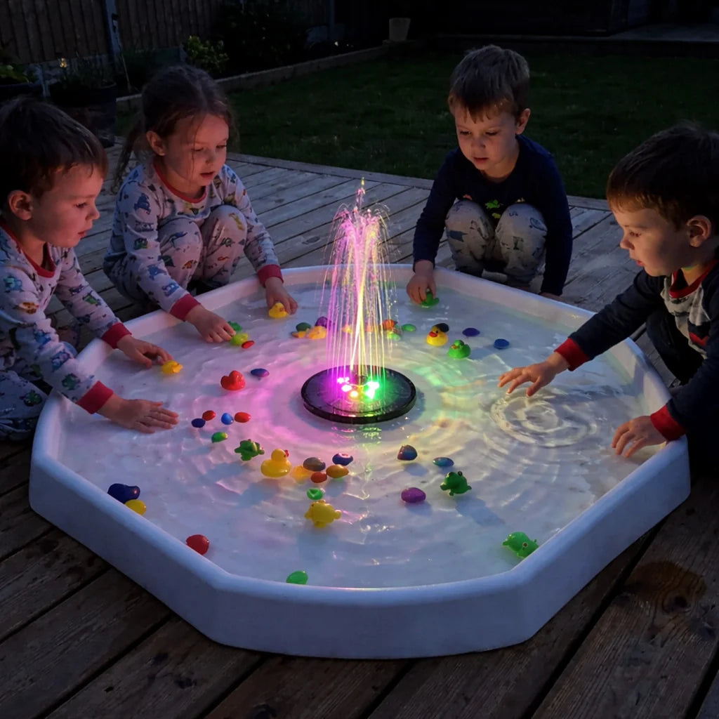 Solar Powered Floating Fountain
