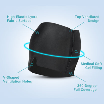 Cross-Border Hot-Selling Hydrogel Ice Compress Head Cover, Cooling Hot And Cold Compress Headgear, Stretchable Physiotherapy Care Eye Mask