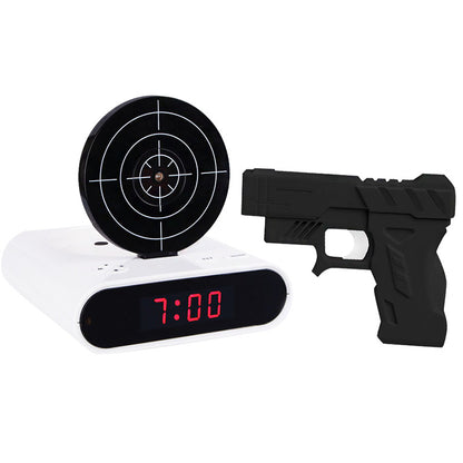 Cross-Border Popular Target Shooting Alarm Clock Infrared Induction Alarm Clock Dormitory Student Lazy Wake-Up Alarm Clock Toy