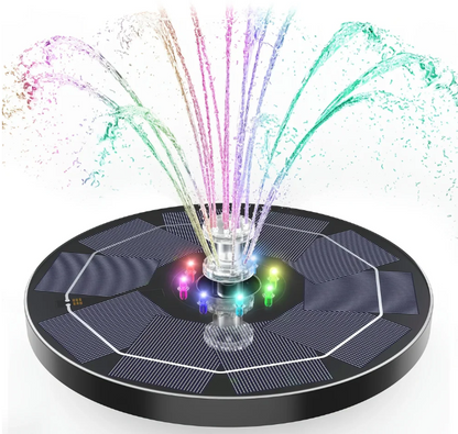 Solar Powered Floating Fountain