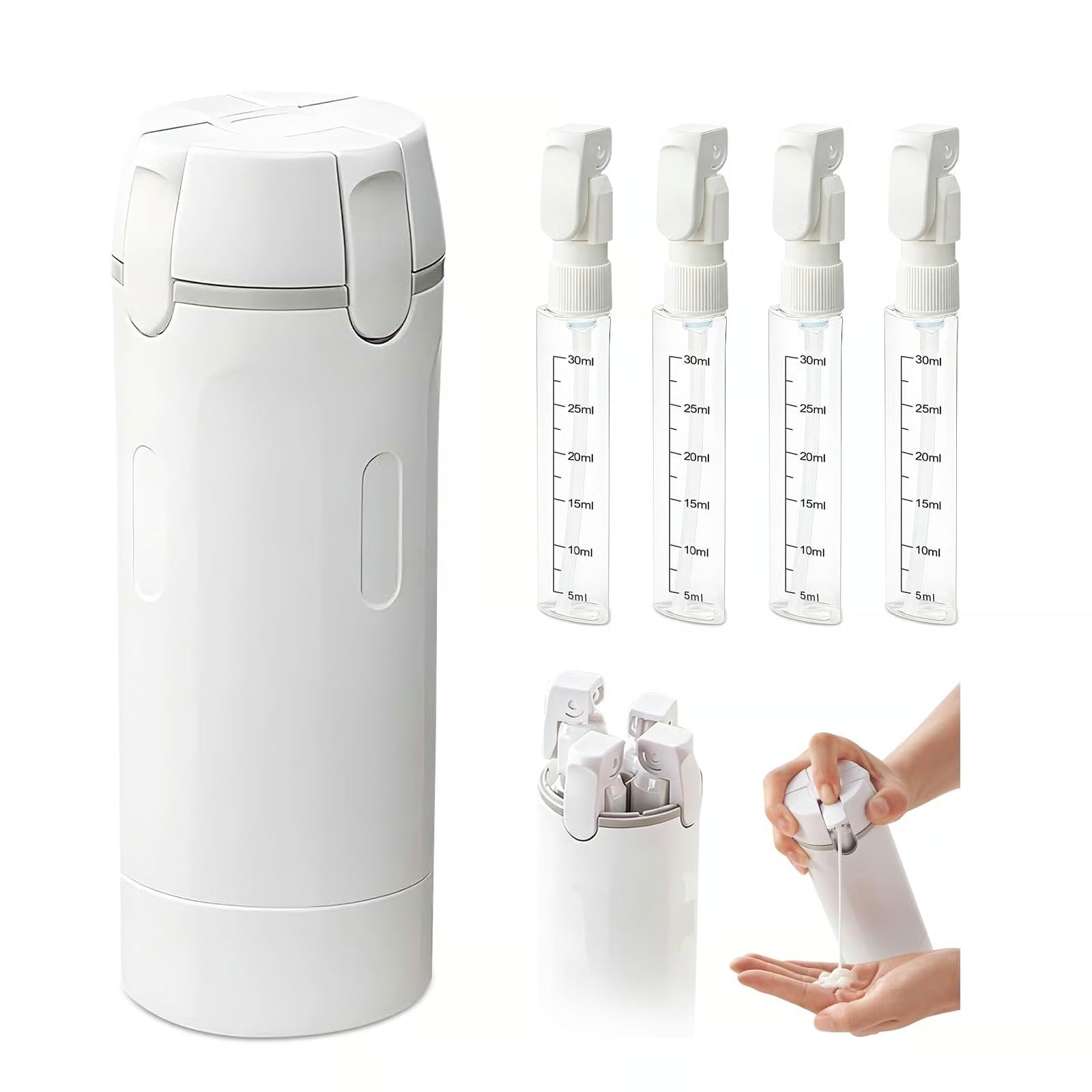 4-in-1 Travel Refillable Bottles